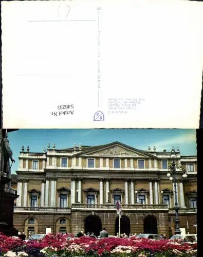 548232,Italy Milano Mailand Teatro alla Scala Theater
