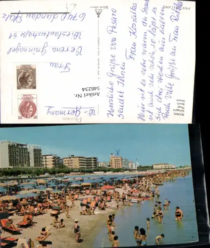 548234,Italy Pesaro Strand Bademode Strandleben