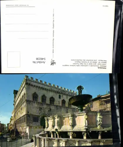548238,Italy Perugia Palazzo Comunale Rathaus