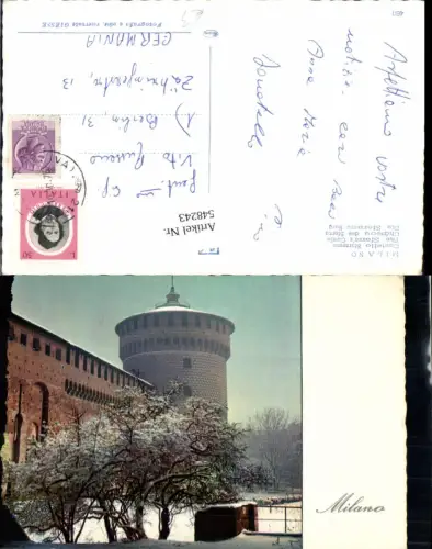 548243,Italy Milano Mailand Castello sfozesco