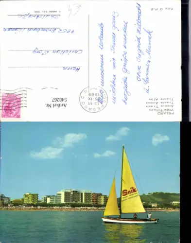 548267,Italy Pesaro Trieste Trieste Avenue Segelboot