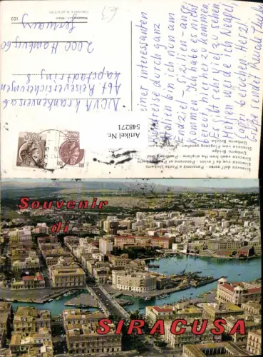 548271,Italy Siracusa Fliegeraufnahme