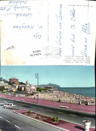 548278,Italy Genova Genua Grand rue Italia S. Giuliano