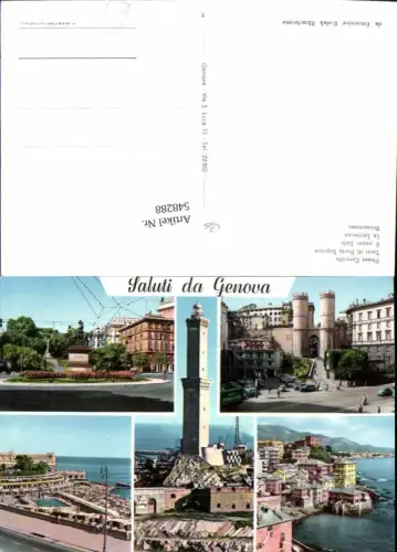 548288,Italy Genova Genua Torri di Porta Soprana