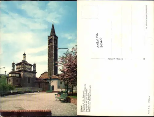 548429,Italy Mailand Milano S. Eustorgio