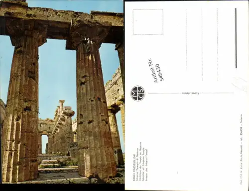 548430,Italy Paestum Templo Nettuno