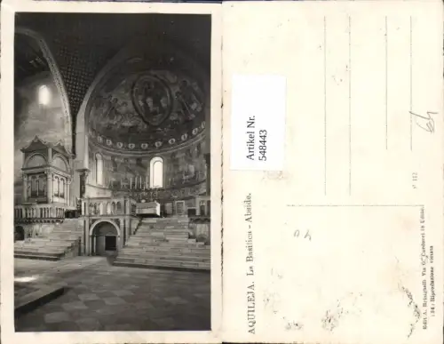 548443,Italy Foto-AK Aquileja Basilica
