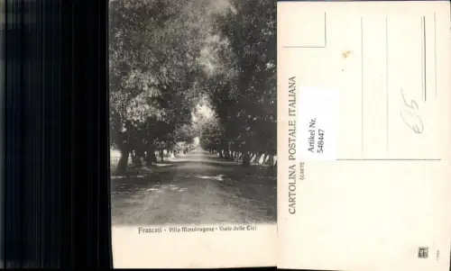 548447,Italy Frascati Villa Mondragone Viela delle Elci