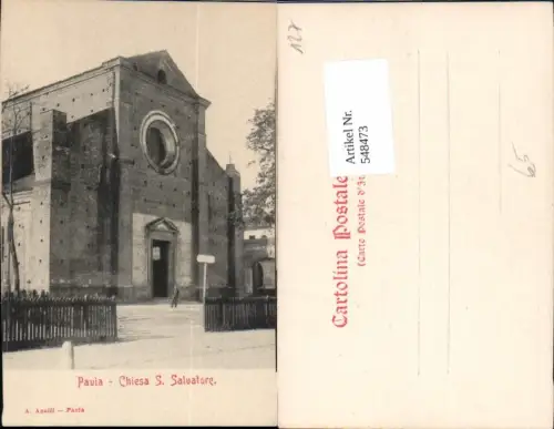 548473,Italy Pavia Chiesa San Salvatore