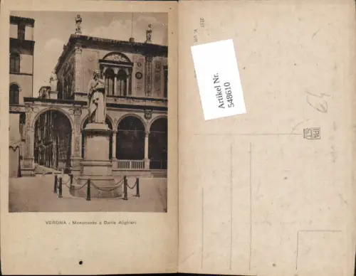 548610,Italy Verona Monumento Dante Alighieri