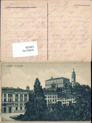 549530,tolle Künstler AK Italy Udine Castello
