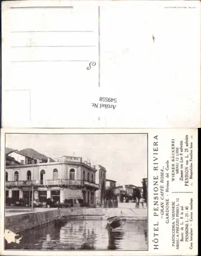 549558,Italy Lago di Garda Gardone Brescia Hotel pensione Riviera