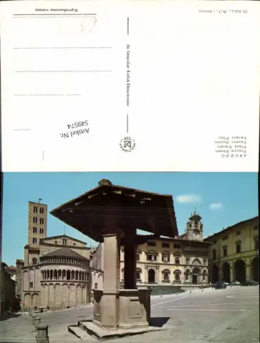 549574,Italy Arezzo piazza Vasari