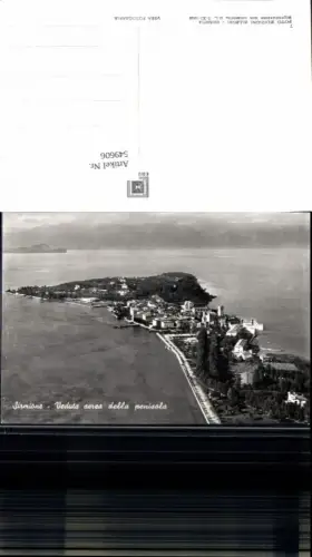 549606,Italy Fliegeraufnahme Sirmione Lago di Garda Gardasee