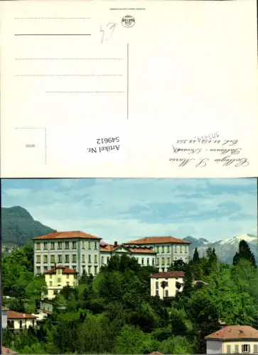 549612,Italy Pallanza Novara Collegio San Maria Lago maggiore