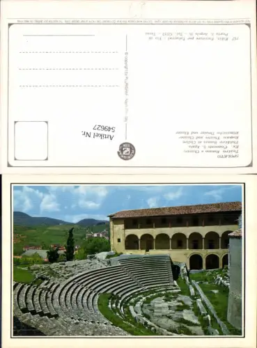 549627,Italy Spoleto Theater Romano