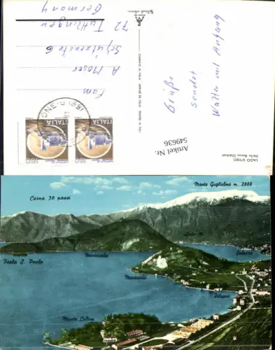 549636,Italy Lago Iseo Rocca oldofredi Pilzone Monte Colina Montecolo Sulzano