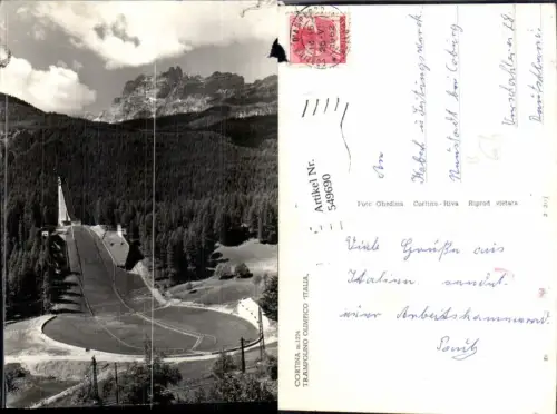 549690,Italy Cortina Ampezzo Skisprung Schanze Skispringen