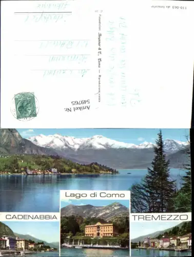 549765,Italy Lago di Como Cadenabbia Tremezzo