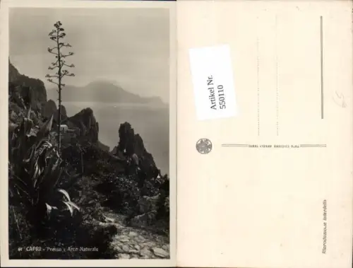 550110,Italy Capri Arco Naturale