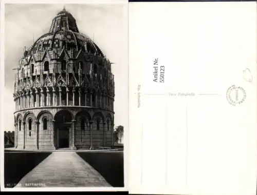 550123,Italy Pisa Battistero