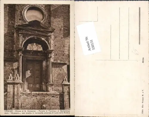 550131,Italy Urbino Chiesa S. Domenico