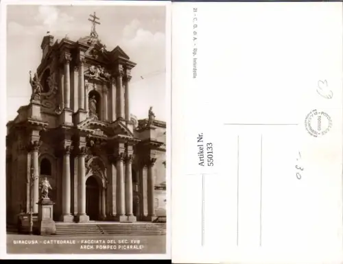 550133,Italy Siracusa Duomo