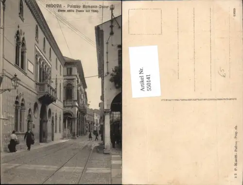 550141,Italy Padova Straßenansicht Palazzo Romain Vacur