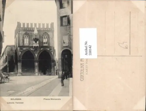 550142,Italy Bologna Straßenansicht Piazza Mercanzia