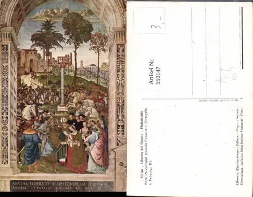 550147,Italy Künstler AK Siena gemälde