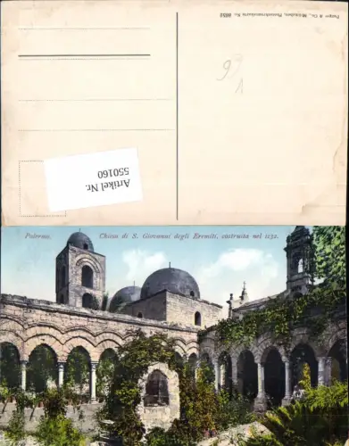 550160,Italy Palermo Chiesa di San Giovanni pub Purger Co. 8652