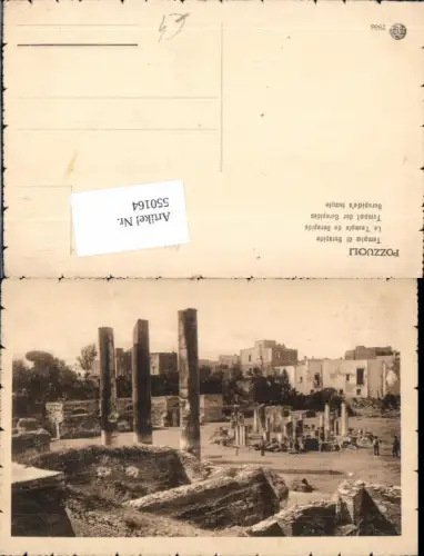 550164,Italy Pozzuoli Tempio Serapide