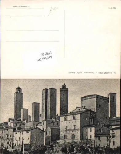 550166,Italy Gimignano