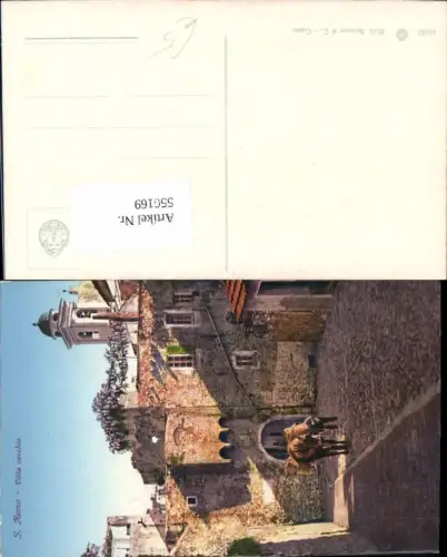 550169,Italy San Remo Citta Vecchia Esel pub Brunner 16783