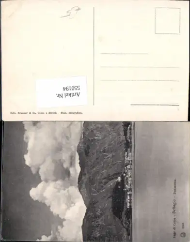 550194,Italy Lago di Como Comersee Bellagio pub Brunner 2090