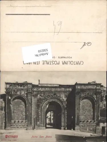 550210,Italy Perugia Porta San Pietro