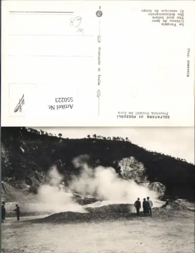 550223,Italy tolle Foto-AK Solfatra di Pozzuli Pozzuoli Neapel Napoli Vulkan