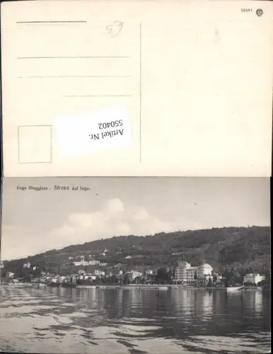 550402,Lago Maggiore Stresa dal Lago