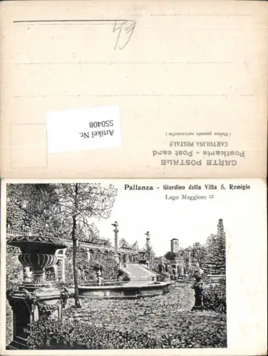 550408,Lago Maggiore Pallanza Verbania Villa San Remigio