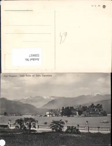 550417,Lago Maggiore Isola Bella Isola Superiore