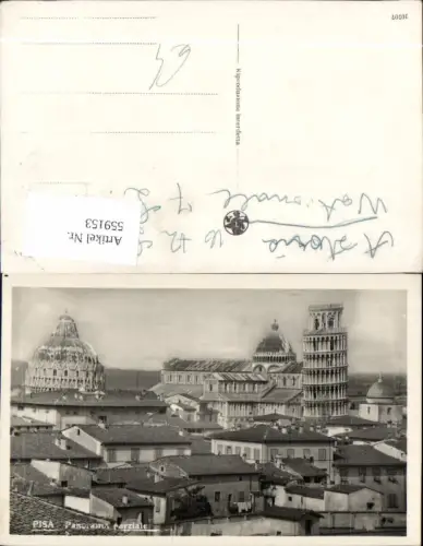 559153,Italy Pisa Panorama parziale Schiefe Turm