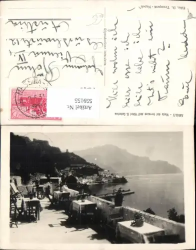 559155,Italy Amalfi Vista dal terrazzo dell Hotel S. Caterina