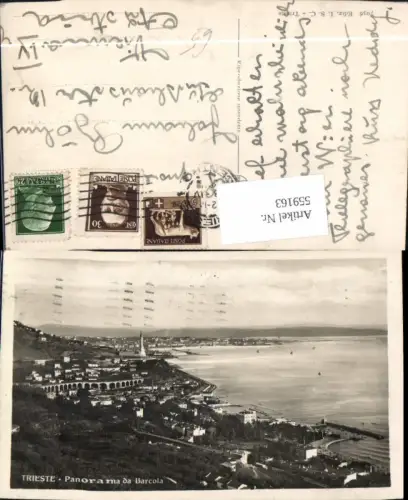 559163,Italy Trieste Triest Panorama da Barcola