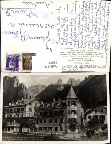 559191,Italy Dolomiti Val Pusteria alta Dobbiaco Hotel Pensione Bellevue