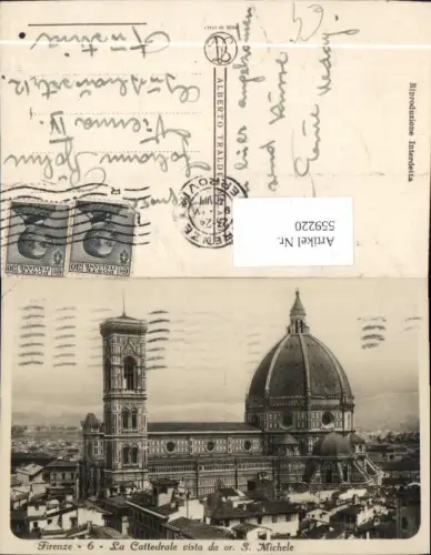 559220,Italy Firenze Florenz La Cattedrale vista da or. S. Michele