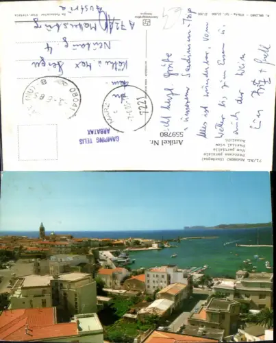559780,Italy Alghero Sardegna Teilansicht Hafen Schiff Sardinien