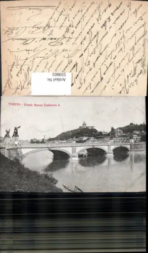 559803,Italy Torino Turin Ponte Nuovo Umberto I Brücke
