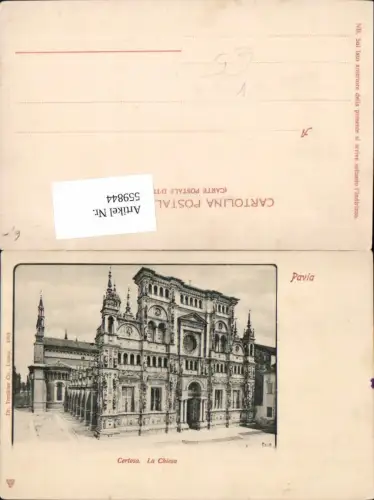 559844,Italy Pavia Certosa La Chiesa Kirche pub Dr. Trenkler Co 4703