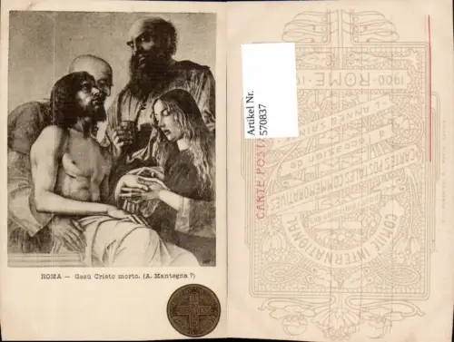 570837,Rom Roma Gesü Cristo morto A. Mantegna Jesus sterbend Italy