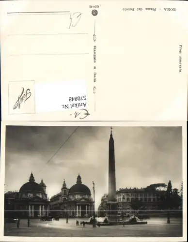 570848,Rom Roma Piazza del Popolo Italy